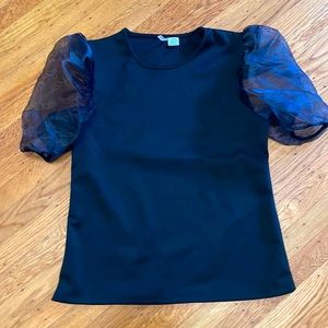 Black Dress Blouse L